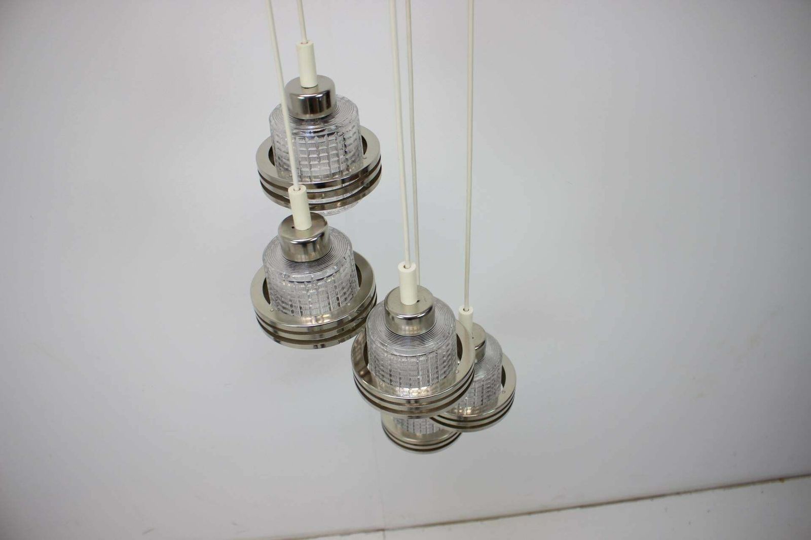 1960s Cascade Chandelier, Czechoslovakia photo vinterior