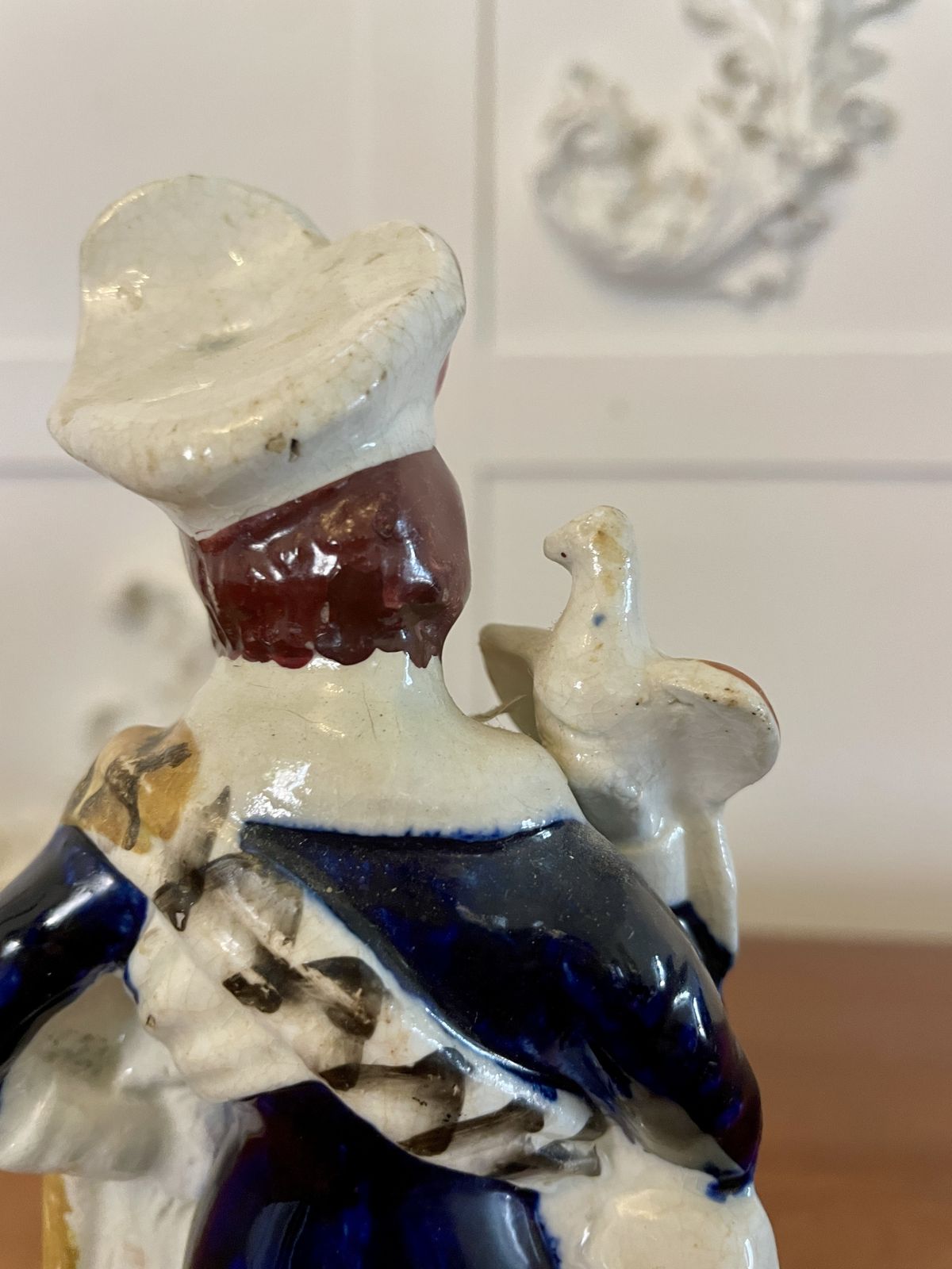 Antique 19th Century Staffordshire Flatback Figure photo for sale