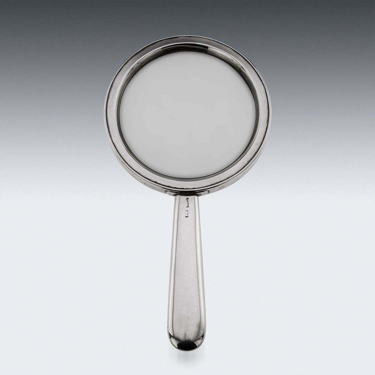 Antique 20th Century English Solid Silver Magnifying Glass, Chester C.1916 photo Home Decor