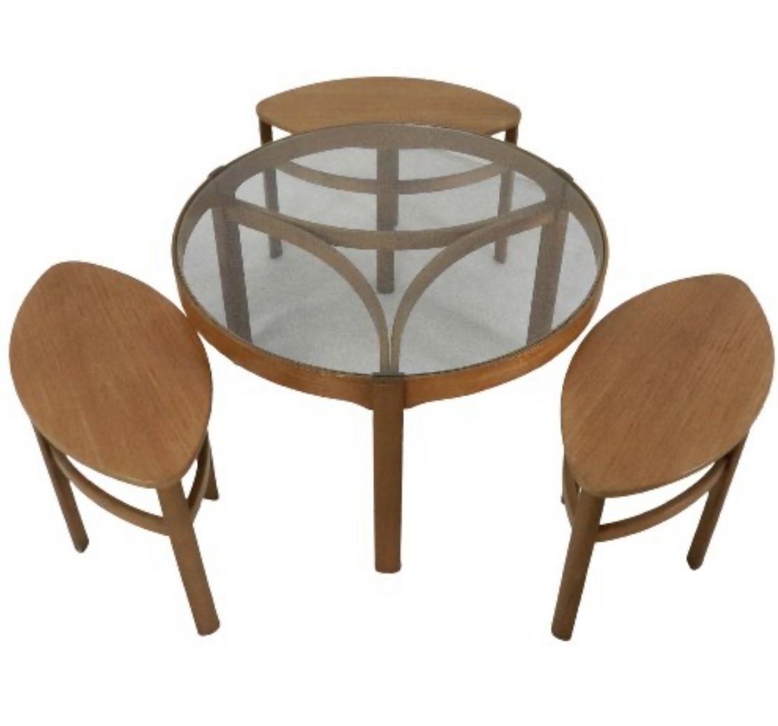 photo for sale Tables Loggerheads Trinity Coffee & Nesting Tables From Nathan, Set Of 4