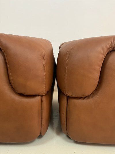 photo furniture Confidential Armchair Attributed To Alberto Rosselli For Saporiti, Italy, 1970s, Set Of 2