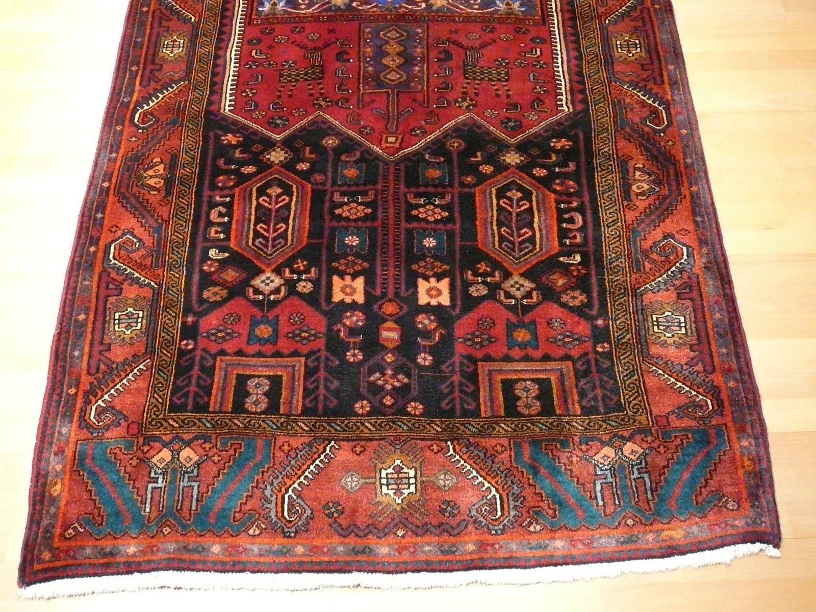 Vintage Garus Wide Runner Rug 9.0 X 4.3 Ft / 274 X 130 Cm photo furniture
