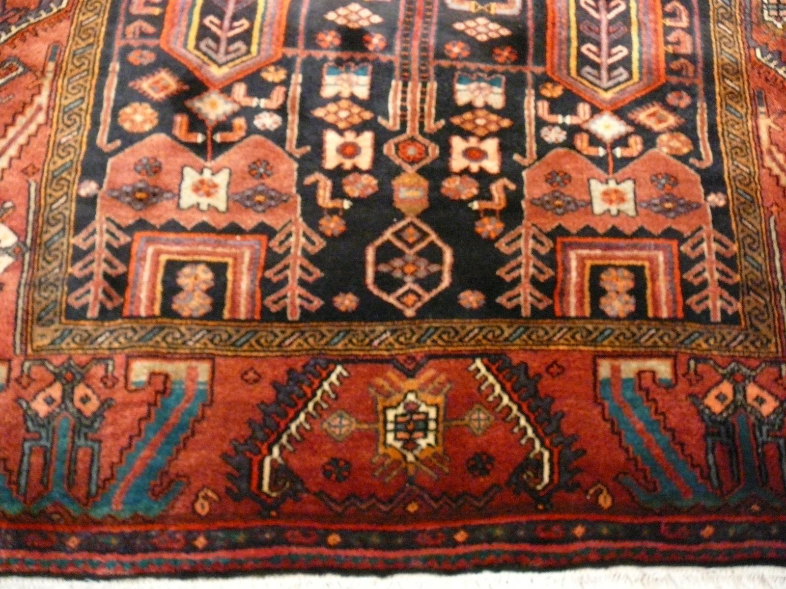 Vintage Garus Wide Runner Rug 9.0 X 4.3 Ft / 274 X 130 Cm photo buy