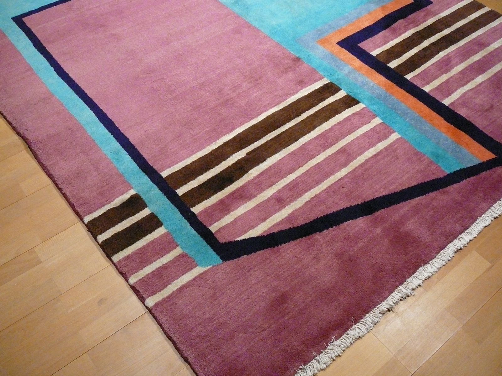 09534 Sultanabad Art Deco Vintage Rug 8.3 X 6.6 Ft / 254 X 200 Cm photo 3260.0