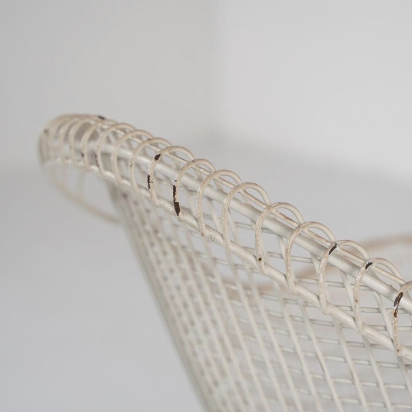 Mid Century Modern Set Of 8 Garden Chairs, Italy, 1950s photo vintage