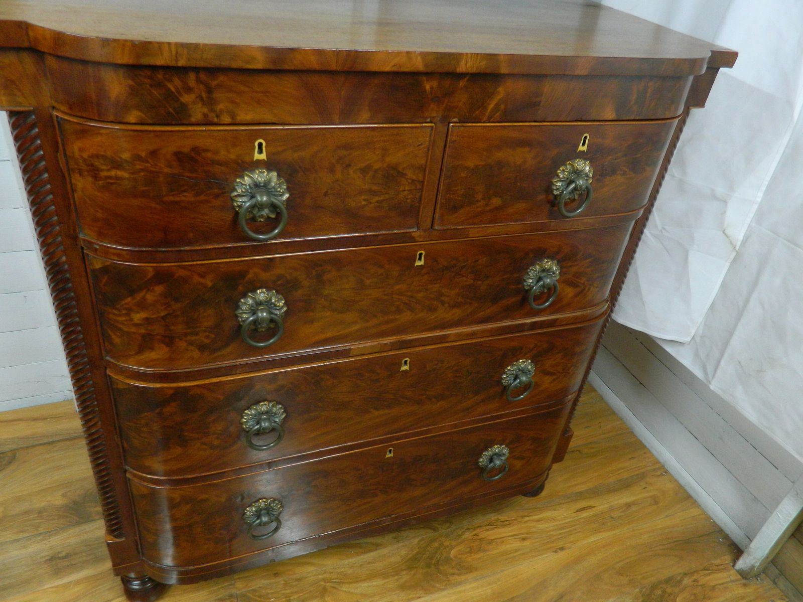 photo buy Regency Ogee Scotch Chest Of Drawers