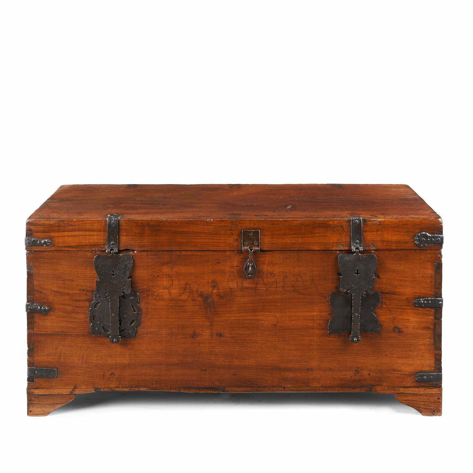 Antique Indo Portugese Chest From South India, 19th Century