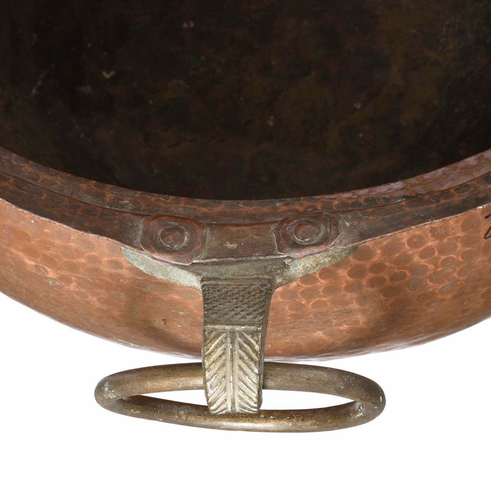 South Indian Copper Water Pot For Planter   19th Century photo Home Decor