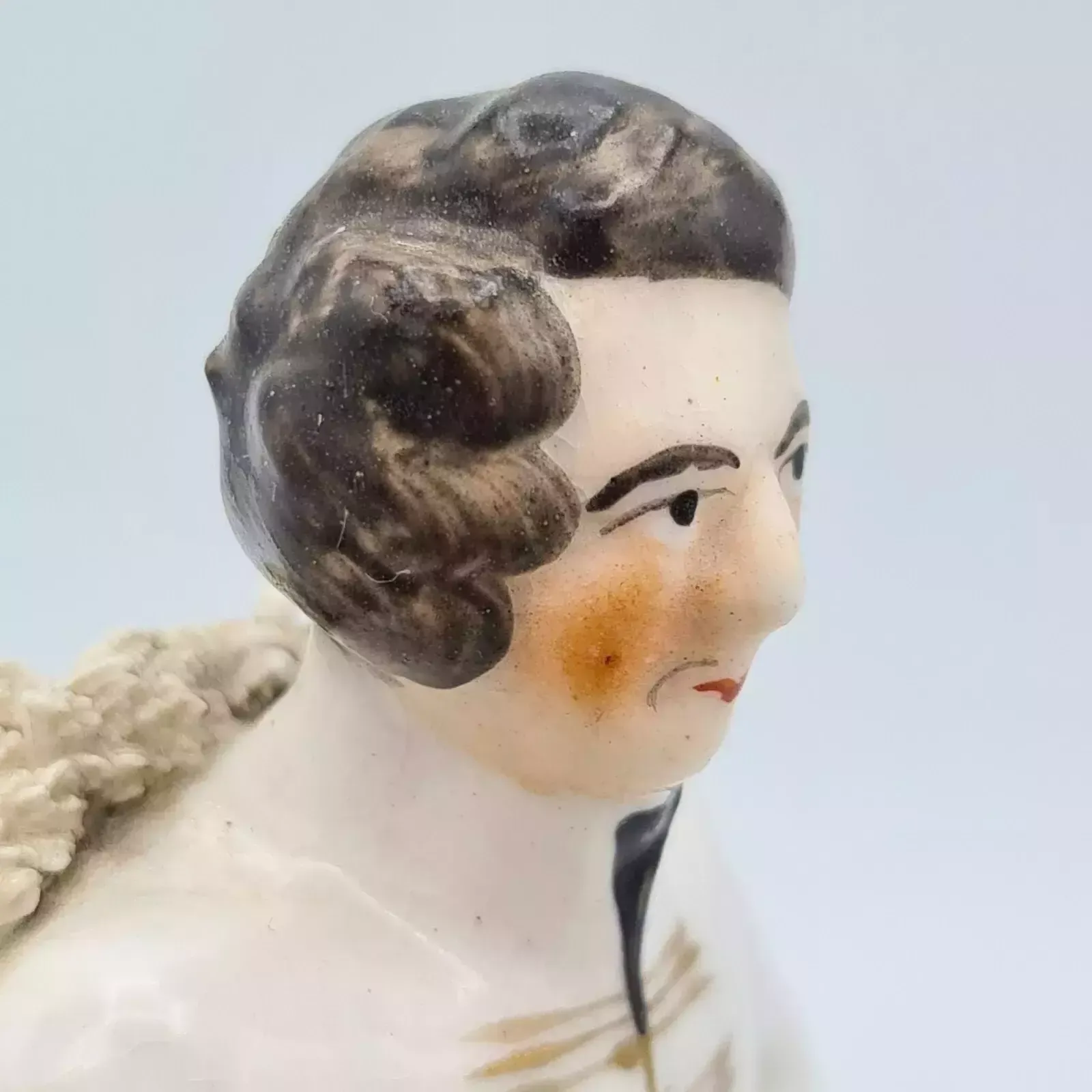 photo for sale Antique Staffordshire Royal Albert Figurine H13cm Rare Albert Of Queen Victoria