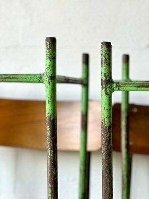 Industrial School Chairs, 1960s, Set Of 6 photo vinterior