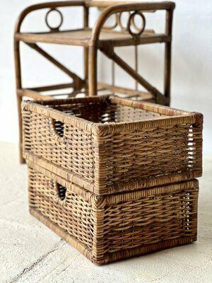 Rotan Bijzettafel, Jaren 1990 photo buy