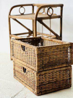 photo buy Rotan Bijzettafel, Jaren 1990