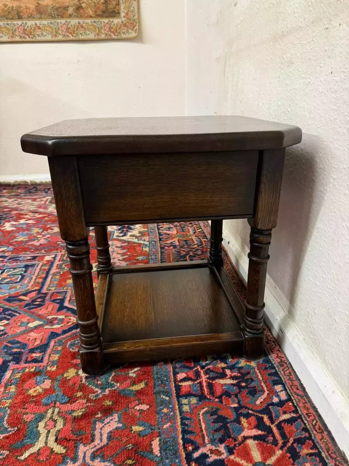 Furniture Outstanding Quality Oak End Table photo