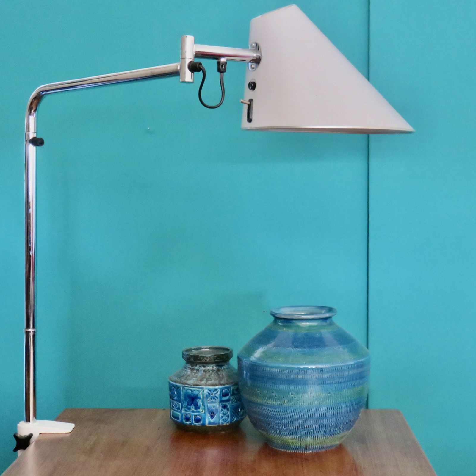 Falkenbergs Belysning "Delux" Tall Desk Lamp With Articulated Arm