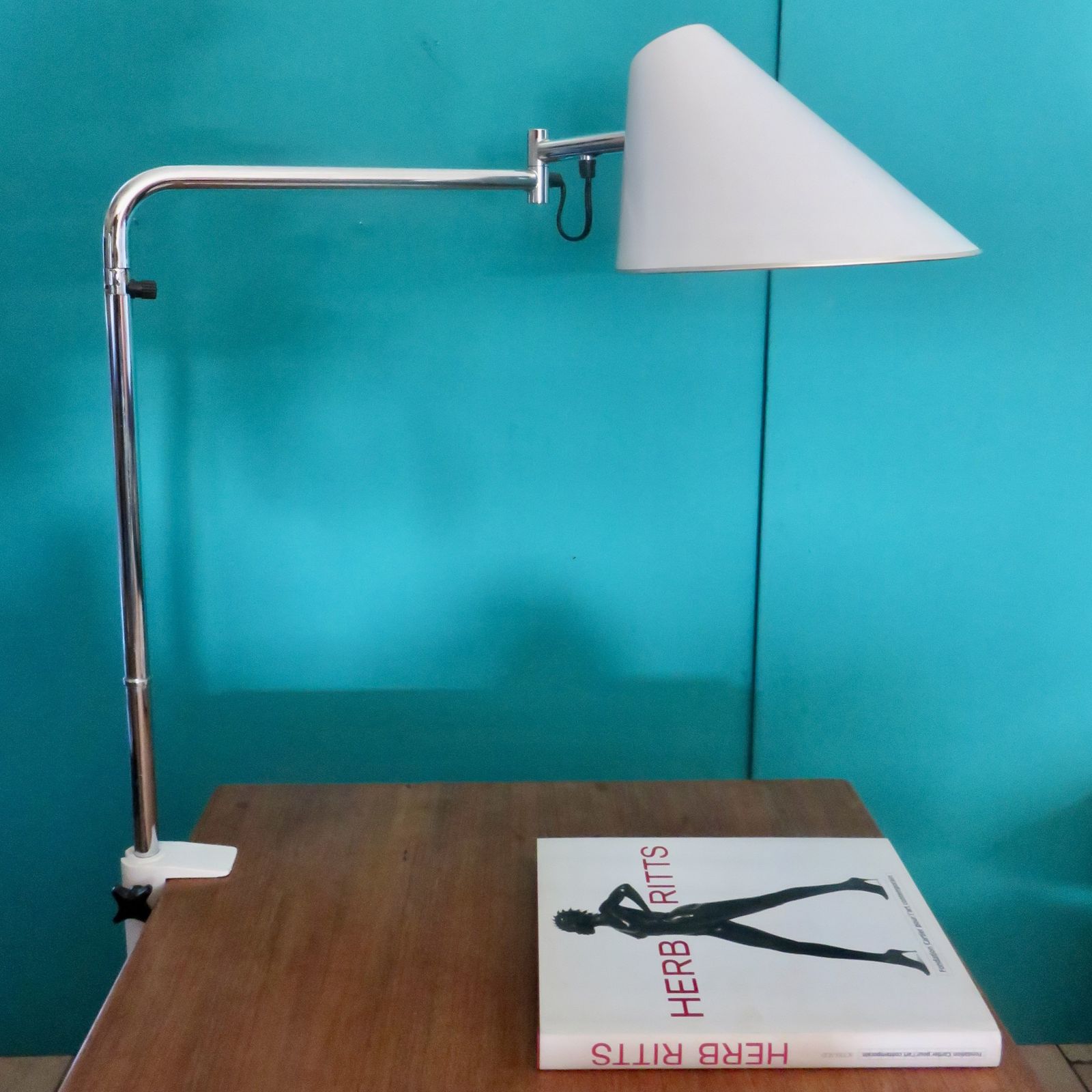 Falkenbergs Belysning "Delux" Tall Desk Lamp With Articulated Arm photo furniture