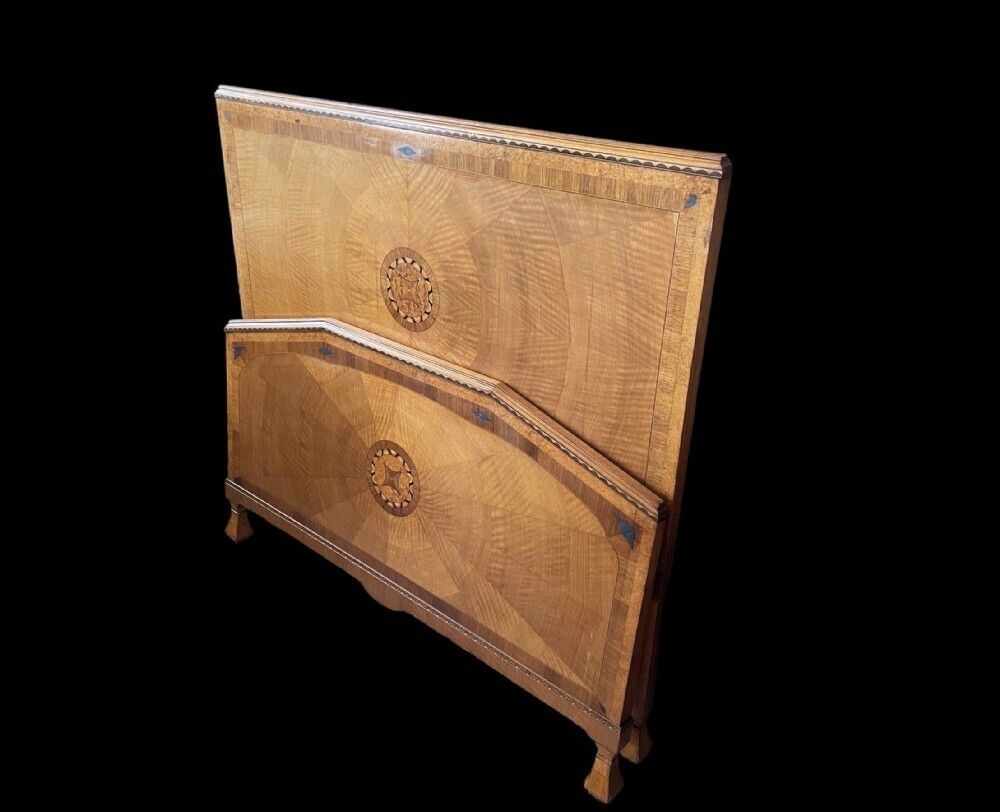 Art Deco Double Head And Foot Board photo 1550.0