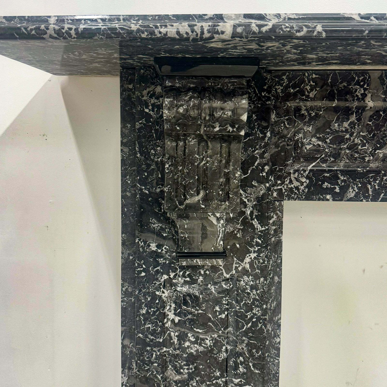 Antique Victorian St Anne's Marble Fireplace Surround | Pair Available photo for sale