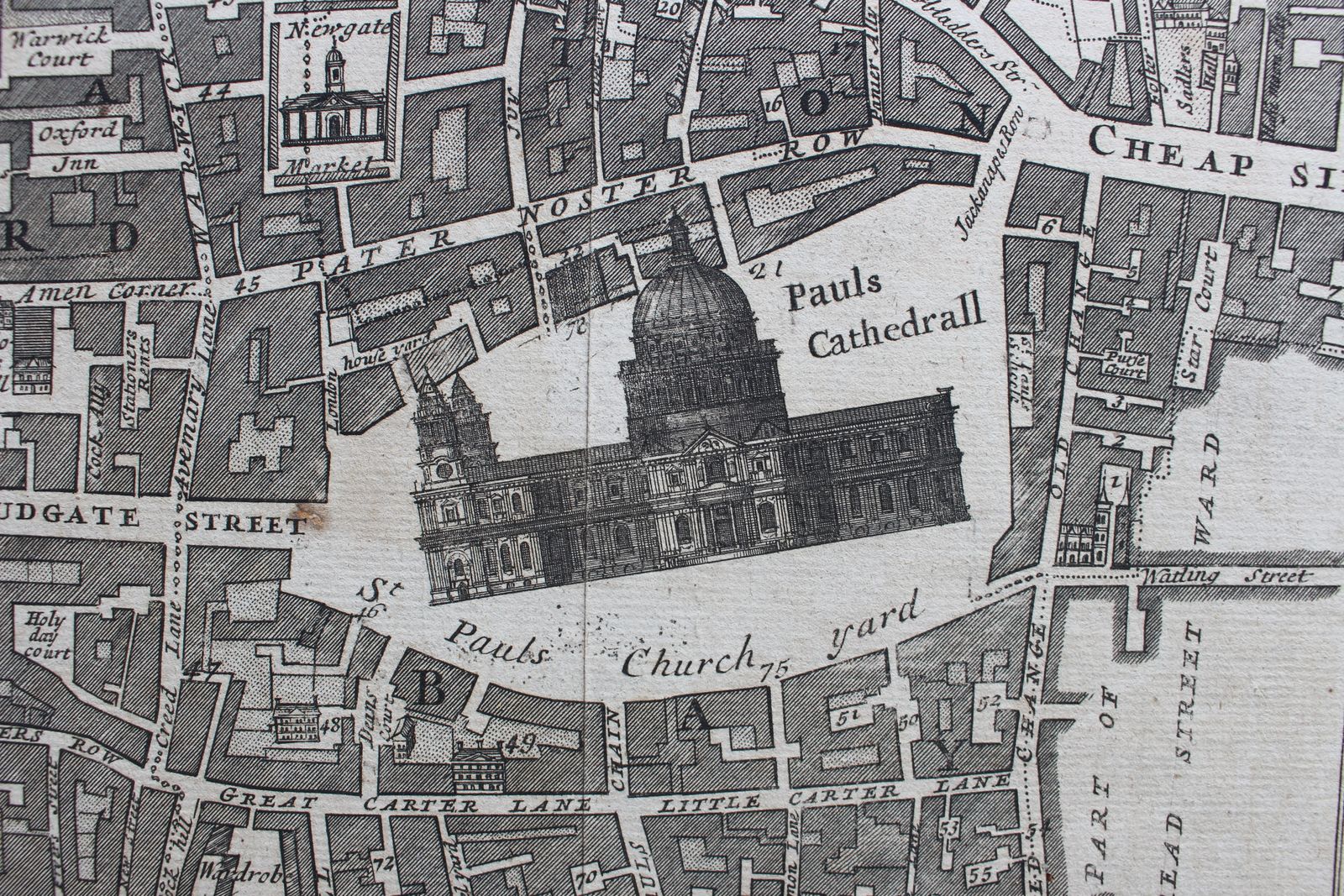 ‘The Wards Of Farington Within And Baynards Castle With Its Divisions Into Parishes, Taken From The Last Survey, With Corrections’ photo for sale