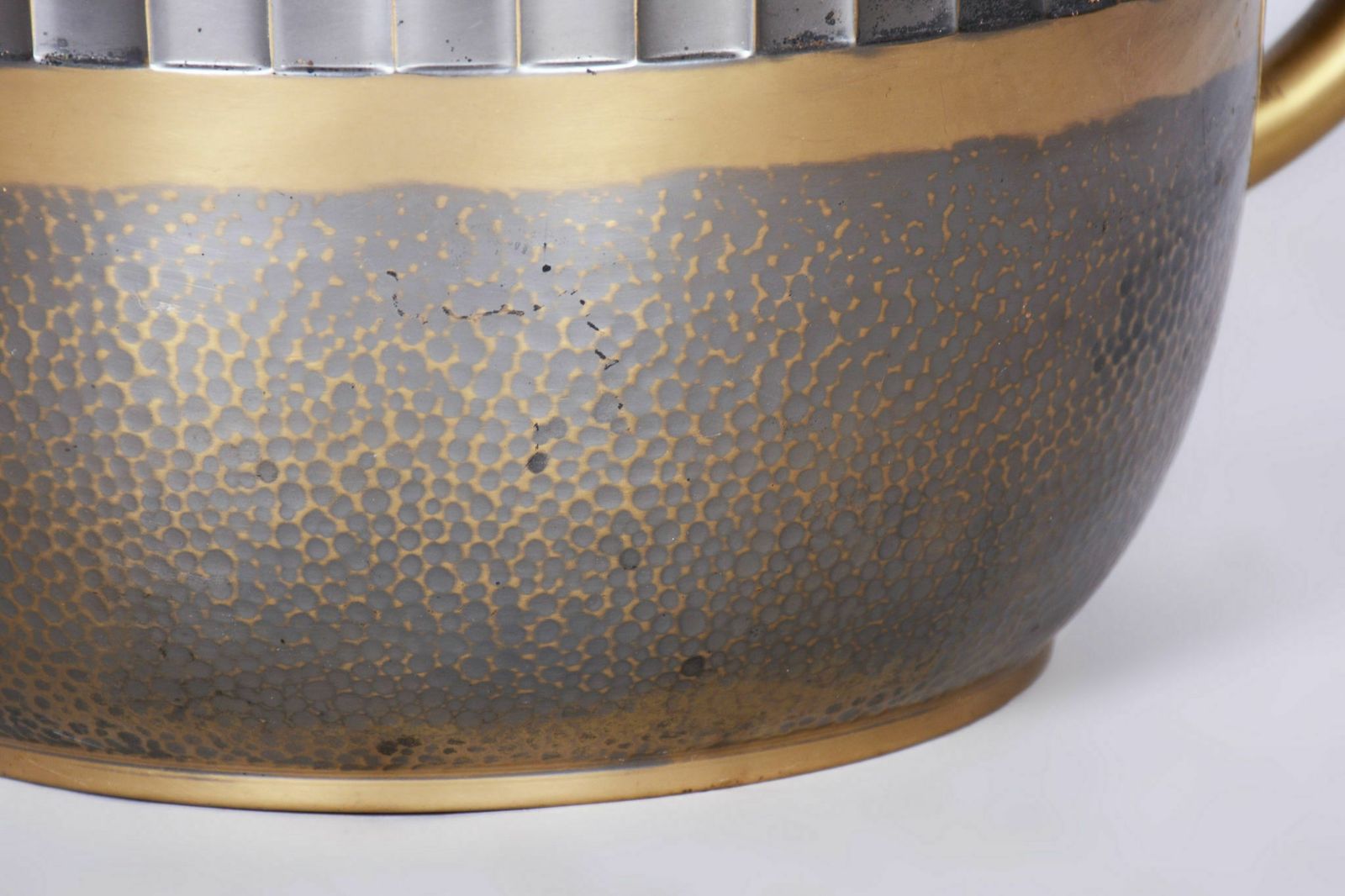Original Art Deco Jardiniere, Professionally Cleaned Brass, Czech, 1910s photo Garden Decor