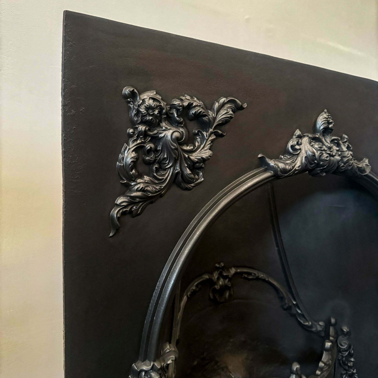 Home Fixtures Antique Ornate Victorian Cast Iron Insert photo