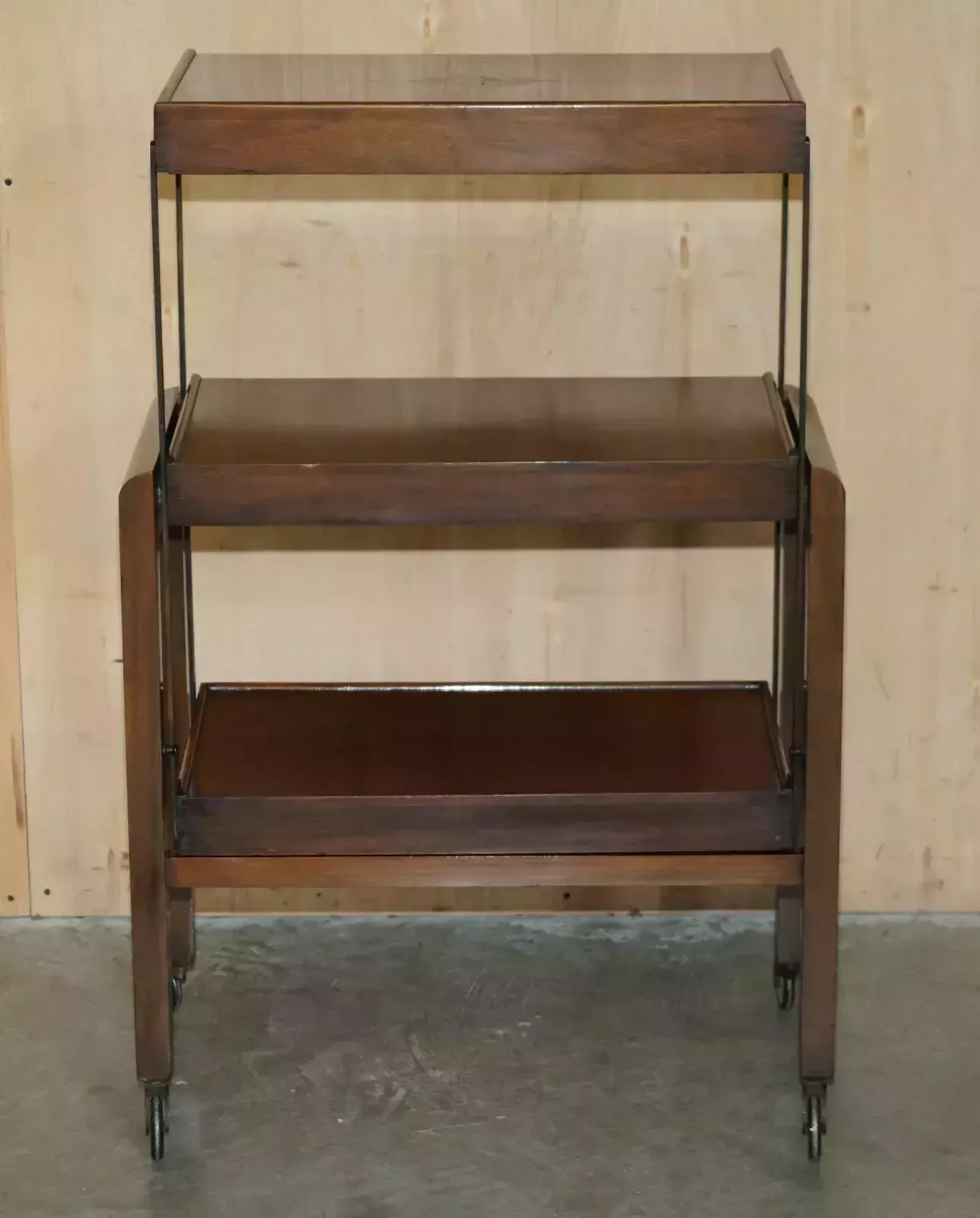Stunning Antique Edwardian Bcm Adap Table Bakers Shelf Bookcase Occasional Table photo for sale