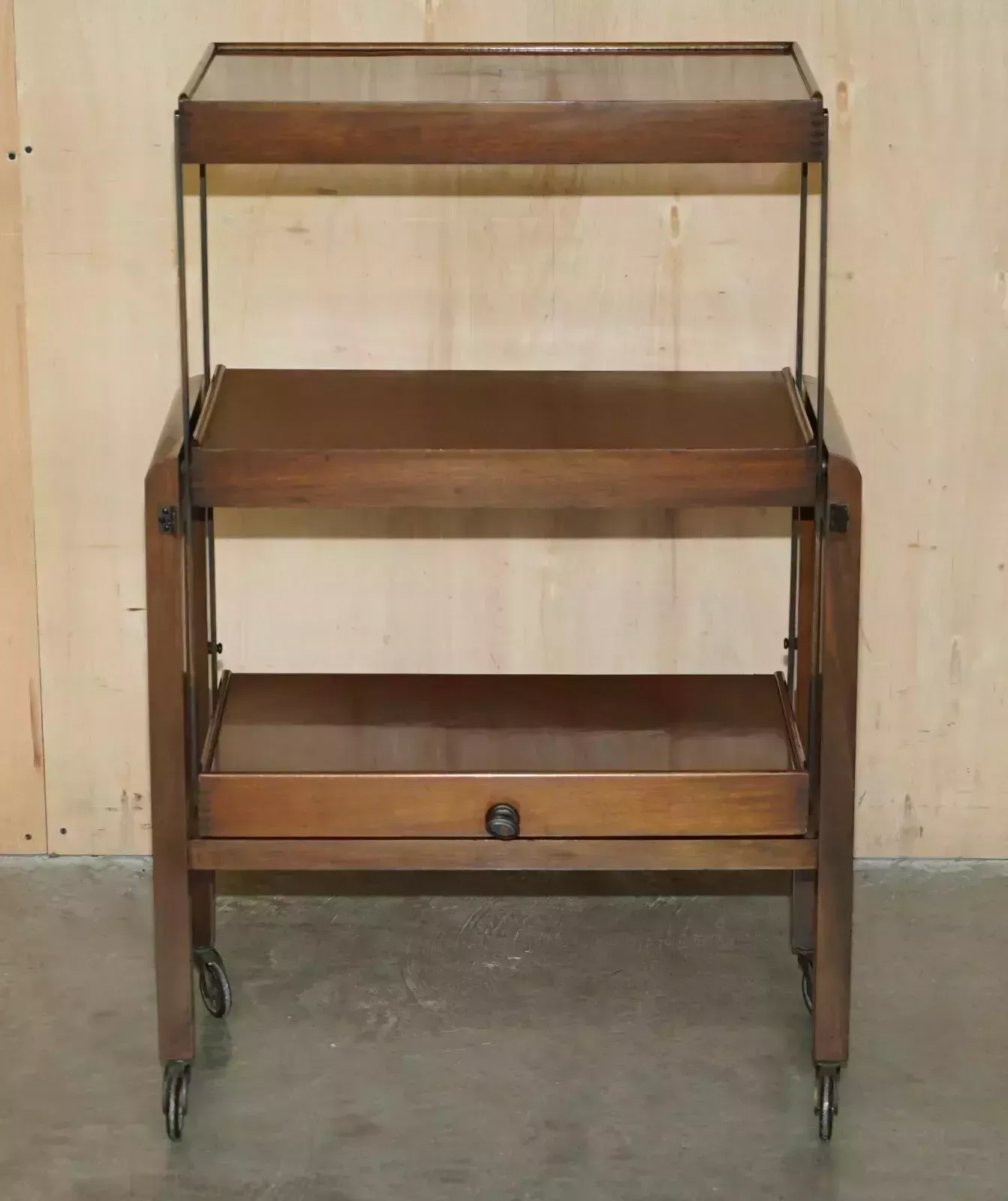 photo furniture Stunning Antique Edwardian Bcm Adap Table Bakers Shelf Bookcase Occasional Table