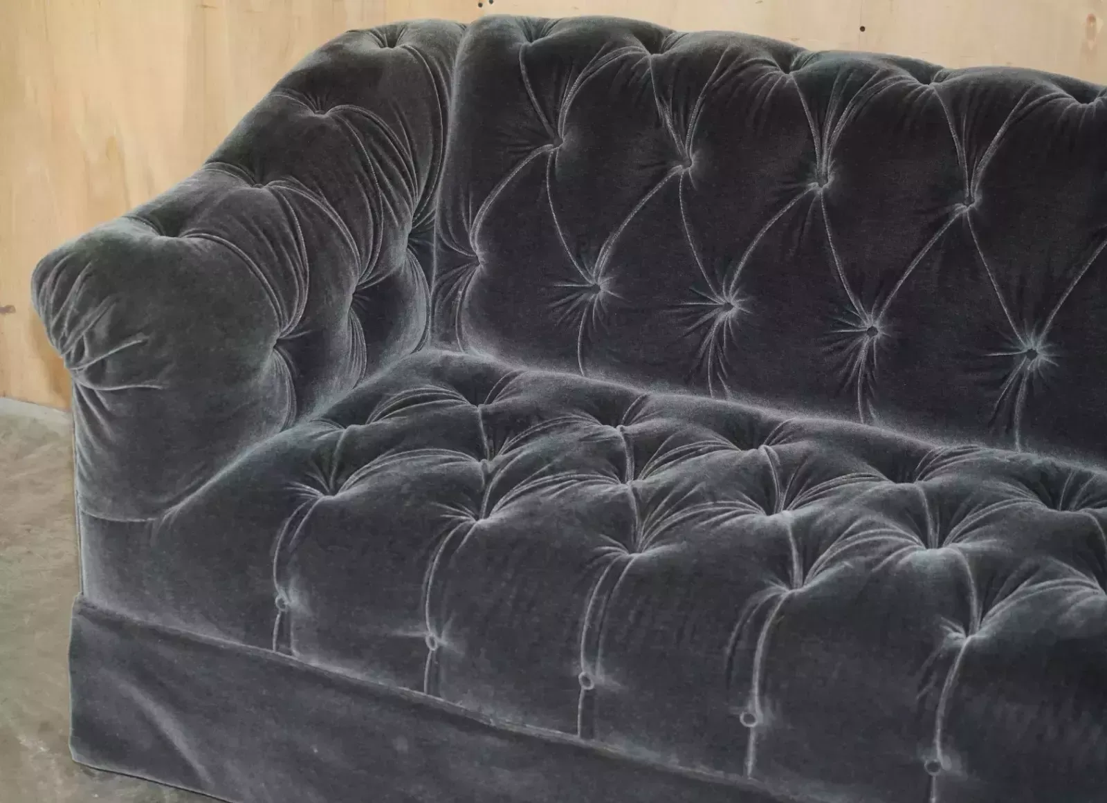 George Smith Somerville Chesterfield Mohair Velvet Sofas photo 18500.0