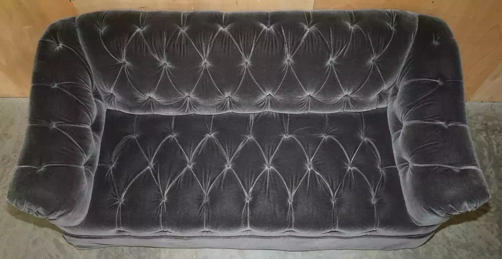 George Smith Somerville Chesterfield Mohair Velvet Sofas photo vinterior