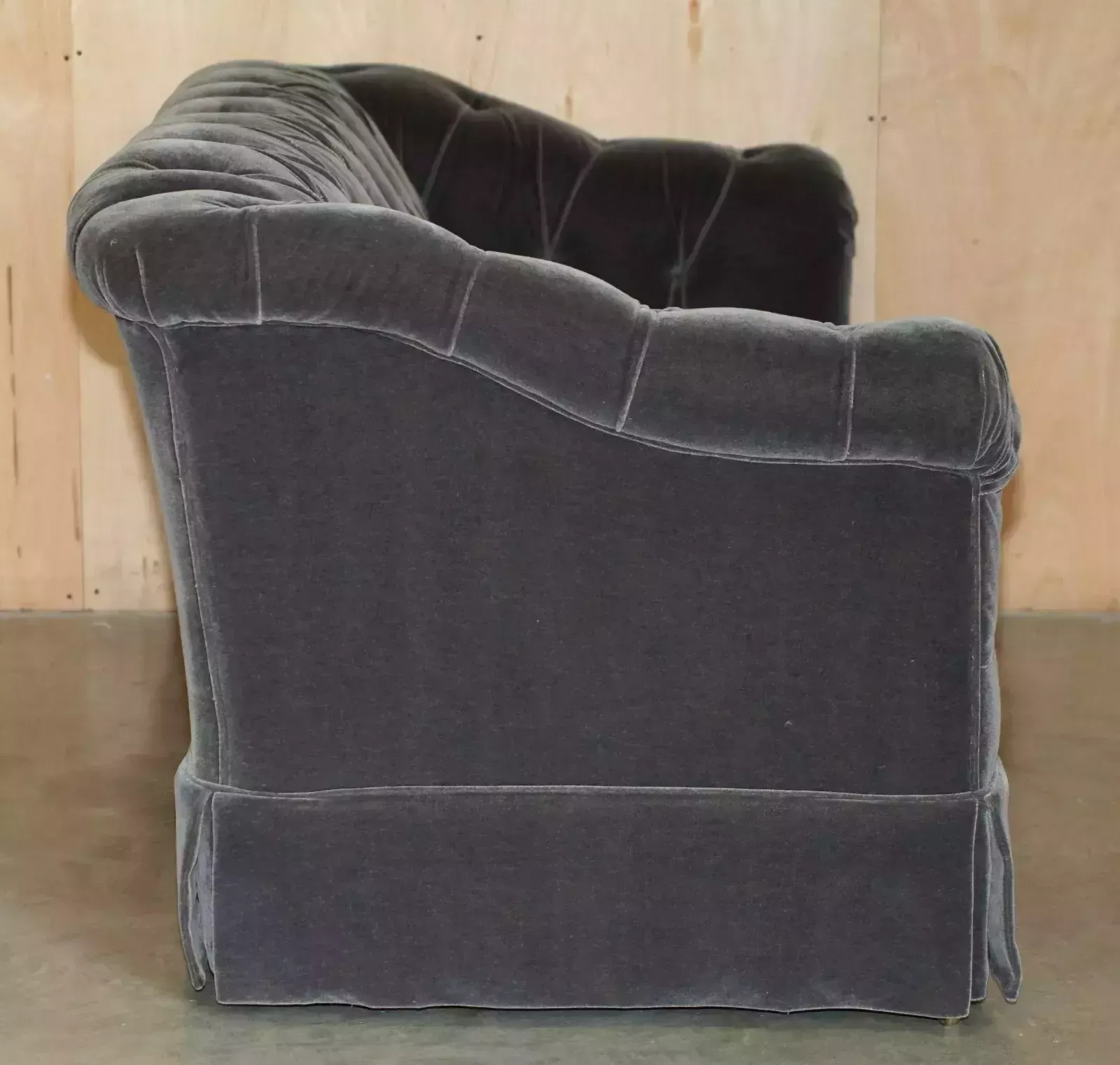 photo for sale George Smith Somerville Chesterfield Mohair Velvet Sofas