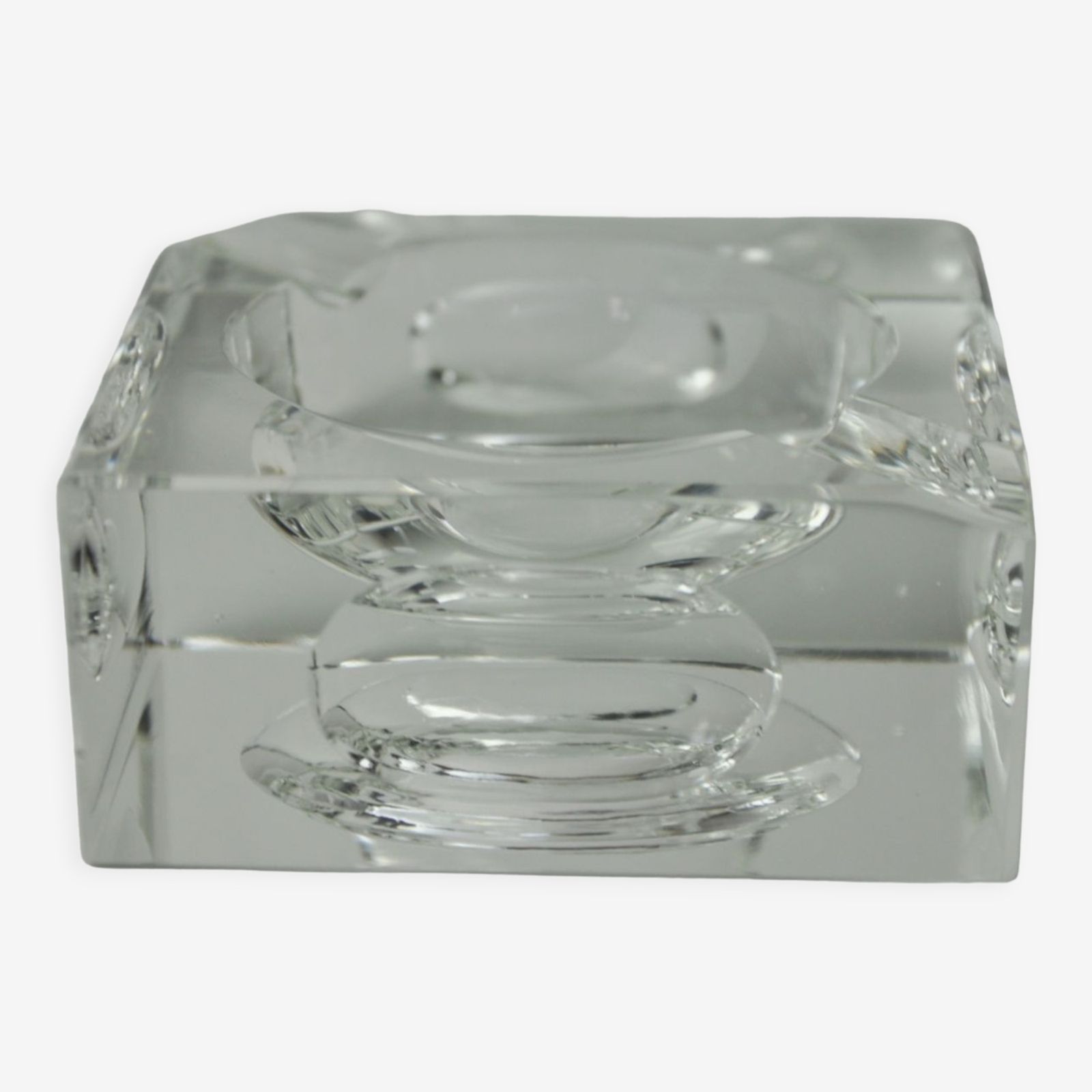 Magnifying Glass Ashtray By Antonio Imperatore, Murano Glass, Italy, 1970