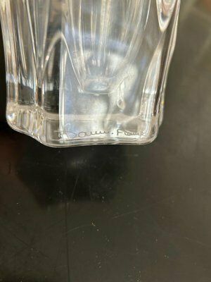photo vinterior Daum Glass Vase By Jean Daum For Daum, 1960s