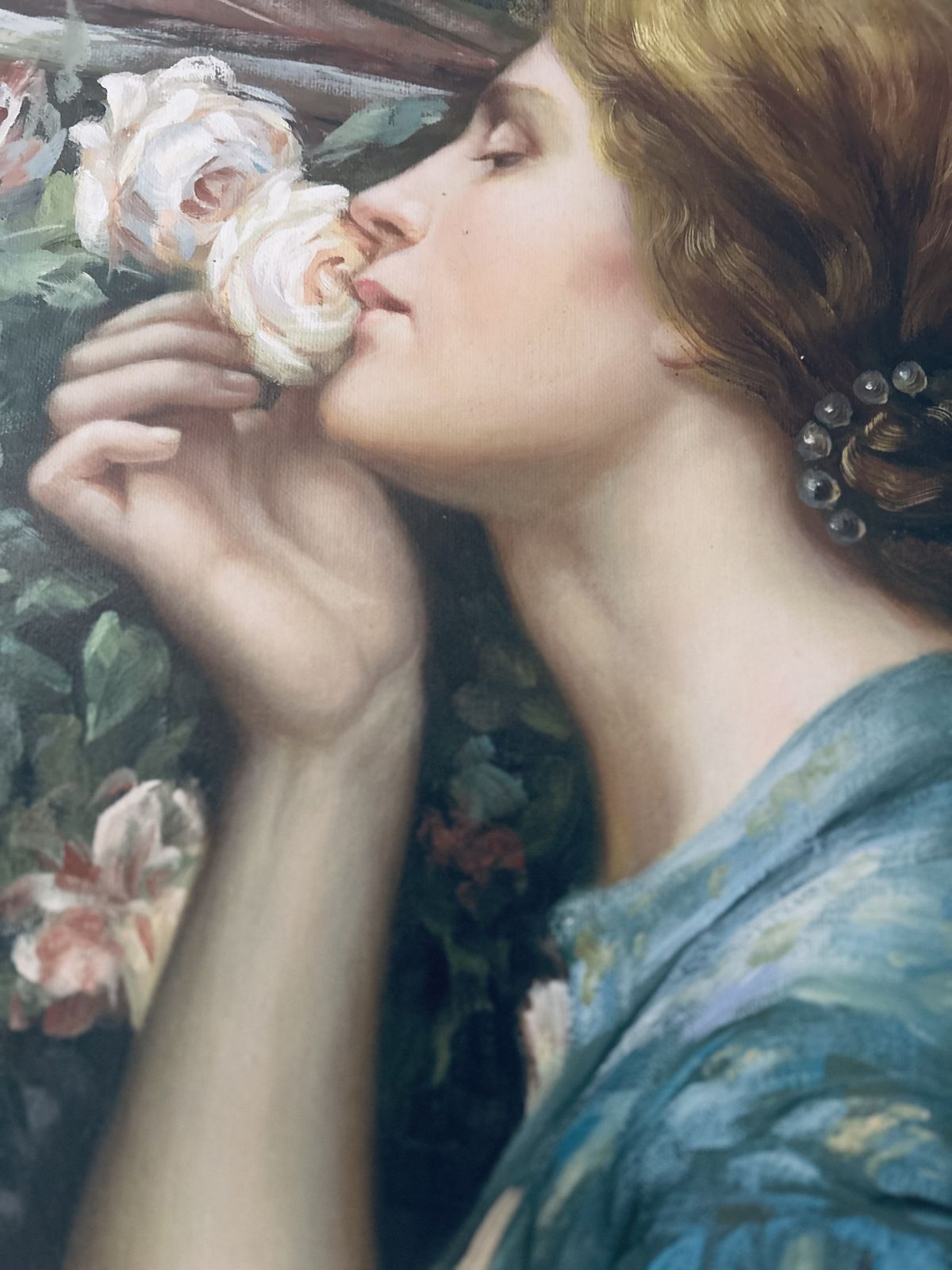 The Soul Of The Rose   Oil On Canvas photo Art