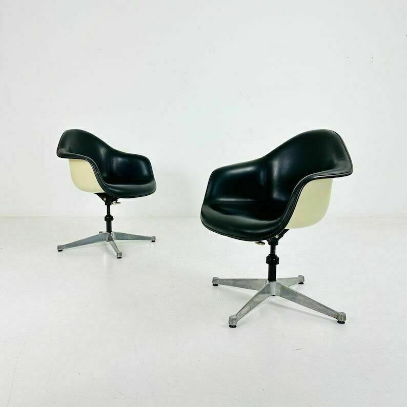 Fiberglass Swivel Chairs By Ray & Charles Eames For Herman Miller, 1960s photo buy