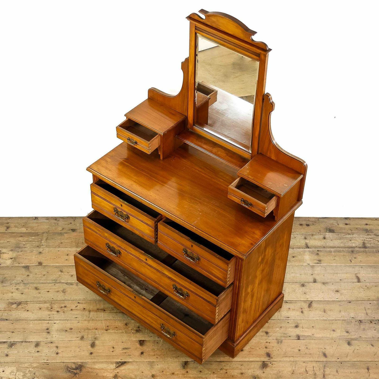 Antique Edwardian Dressing Table Chest Of Drawers | Dressing Room Furniture | Antique Storage | Dresser Tables (M 5564) photo furniture