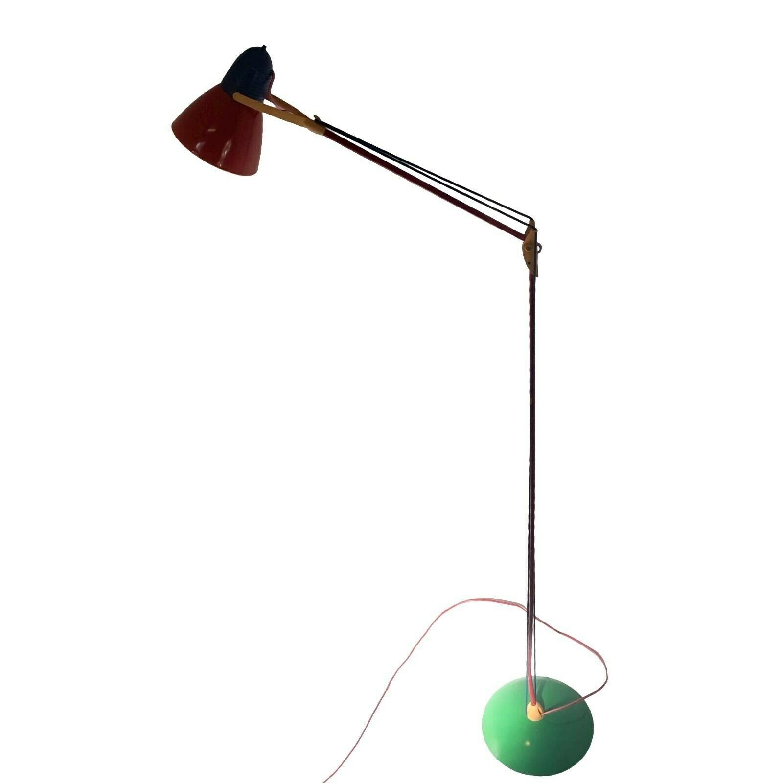 Memphis Style / Postmodern / Space Age   Floor Lamp   Fully Adjustable photo for sale
