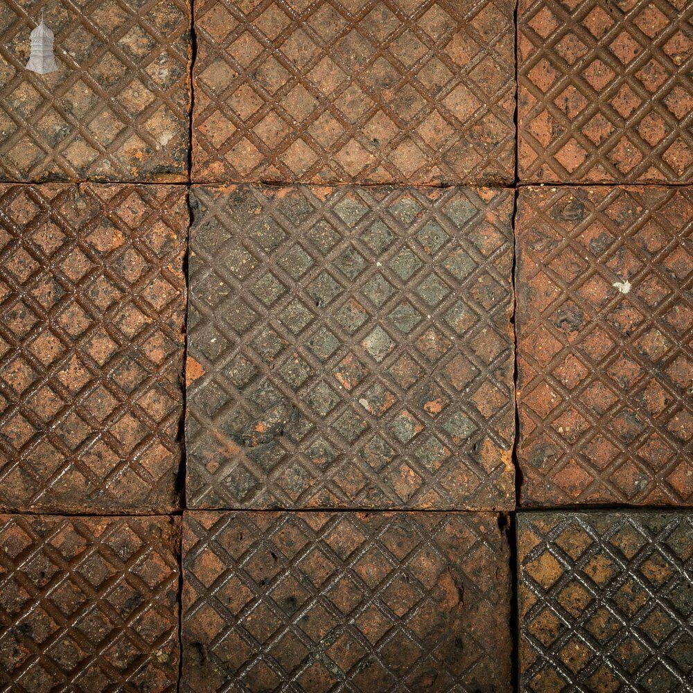 9 X 9 Diamond Paver, Staffordshire Blue Stable Bricks photo vinterior