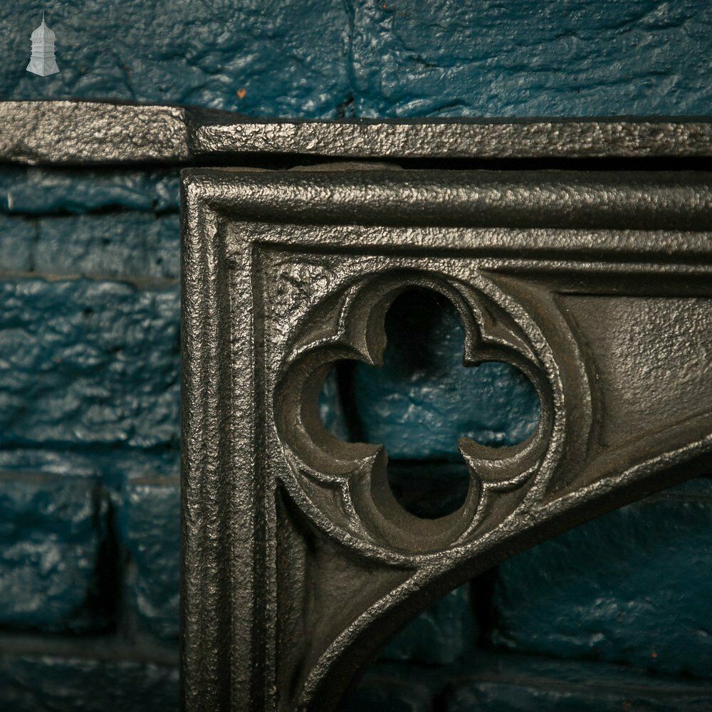 Fireplace Frame, Cast Iron With Quatrefoil Detail photo buy