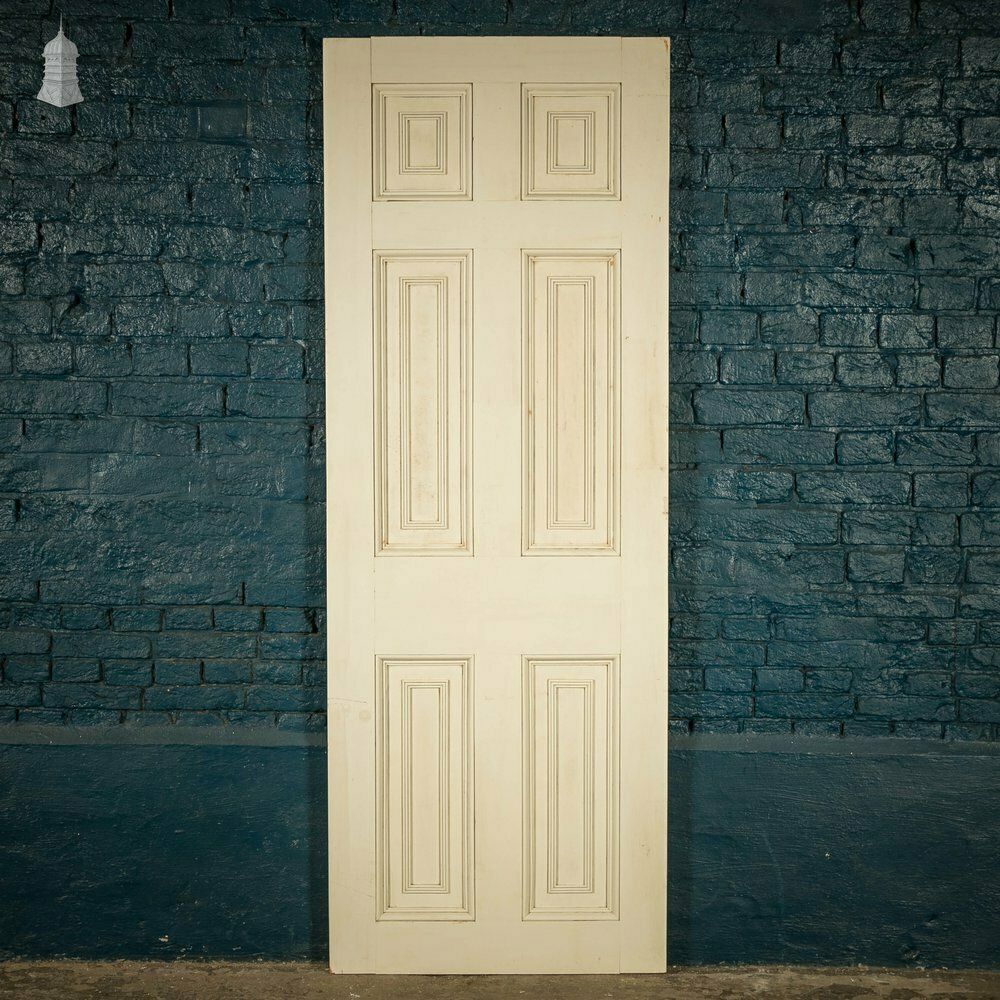 Home Fixtures Pine Paneled Door, 6 Moulded Panel photo