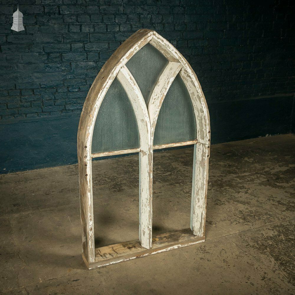 photo for sale Arch Top Window, Gothic Style, Wooden Frame