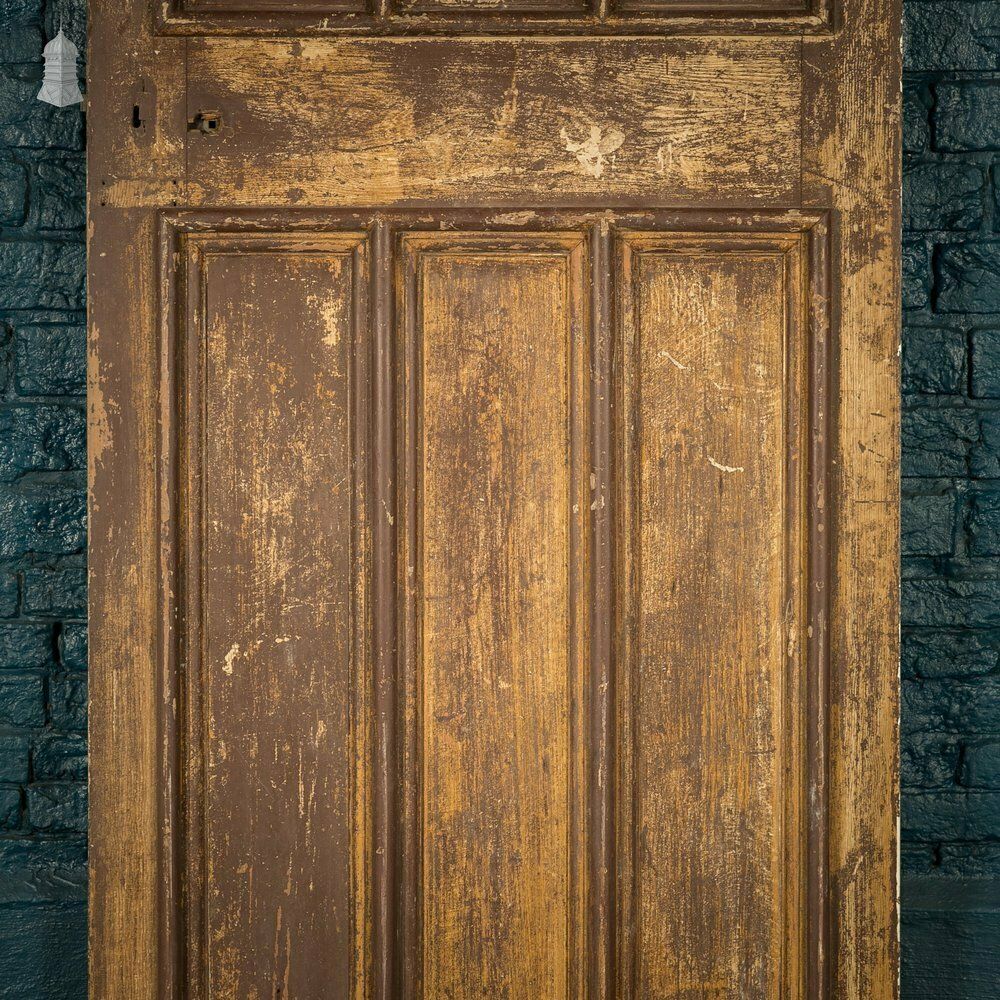 Pine Paneled Door, Moulded 6 Panel photo furniture