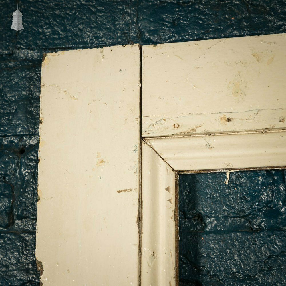 180.0 Half Glazed Door, 3 Moulded Pine Panel Distressed Crackled Paint photo