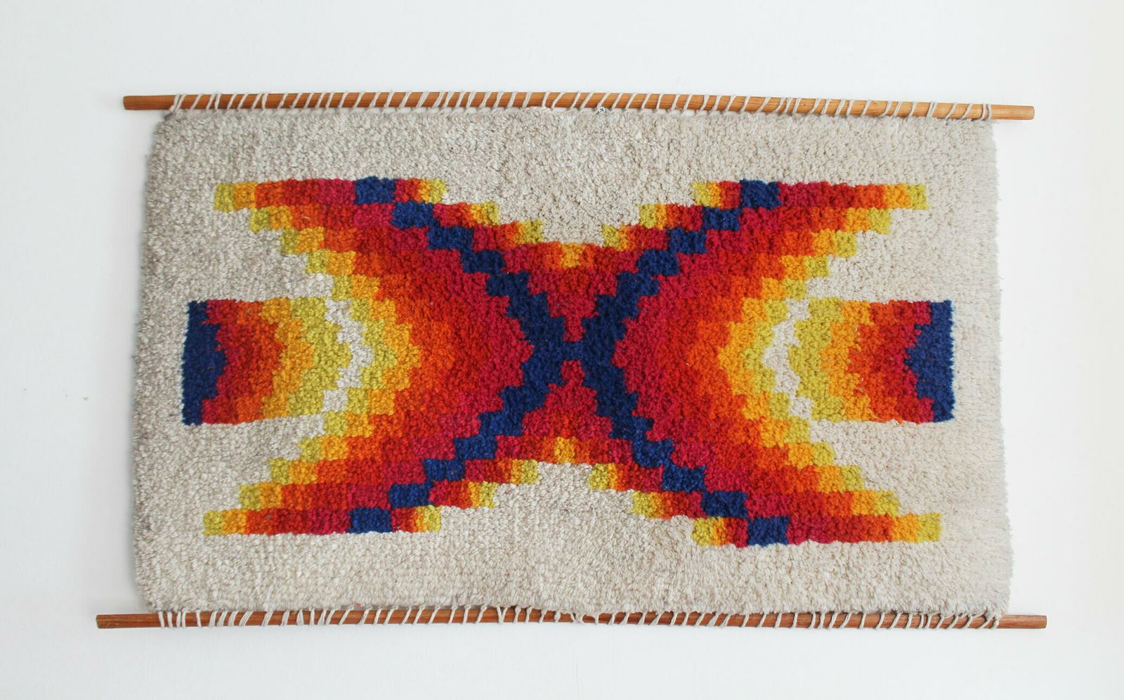 1960's Mid Century Decorative Wall Rug photo furniture