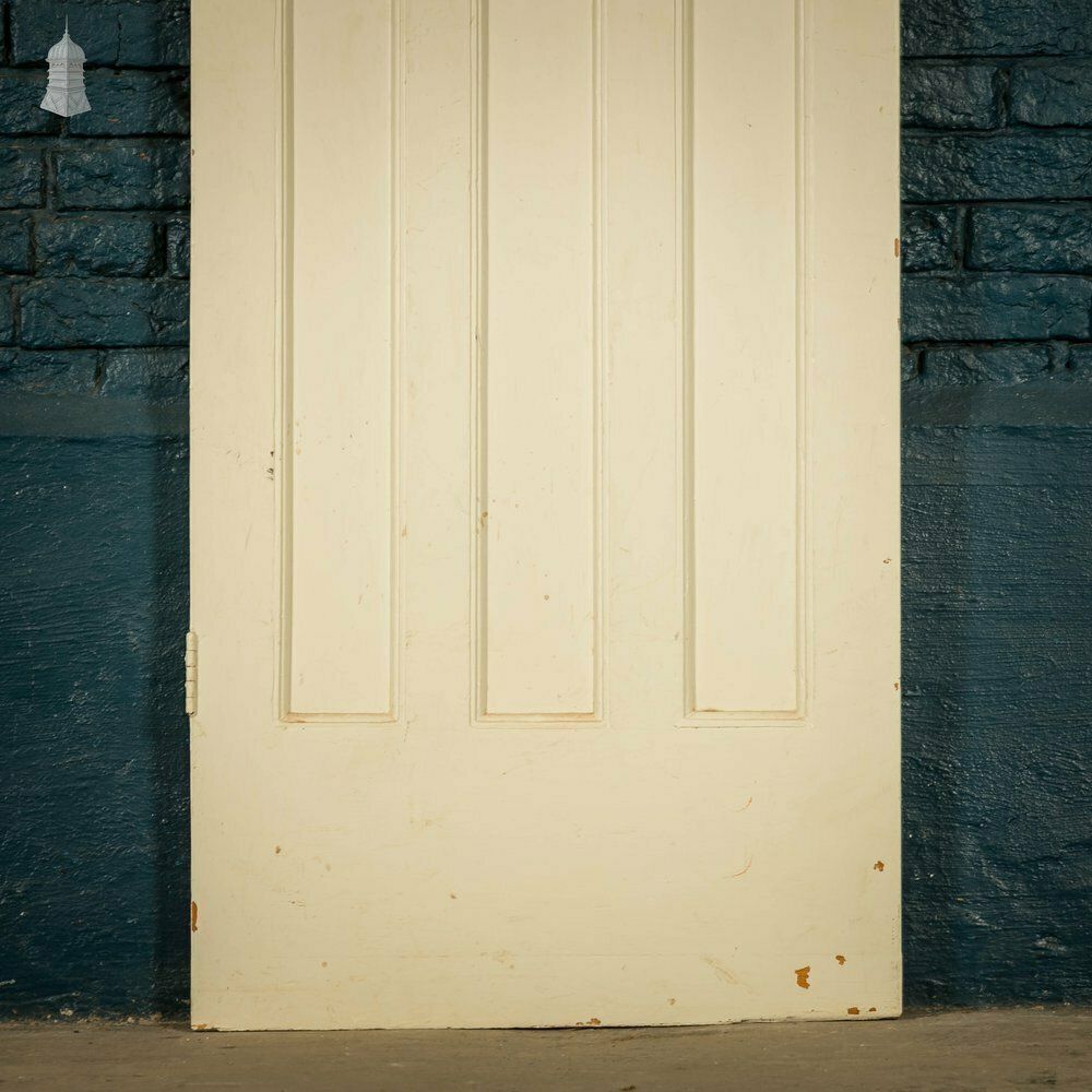 Half Glazed Door, 4 Panel White Painted photo Home Fixtures