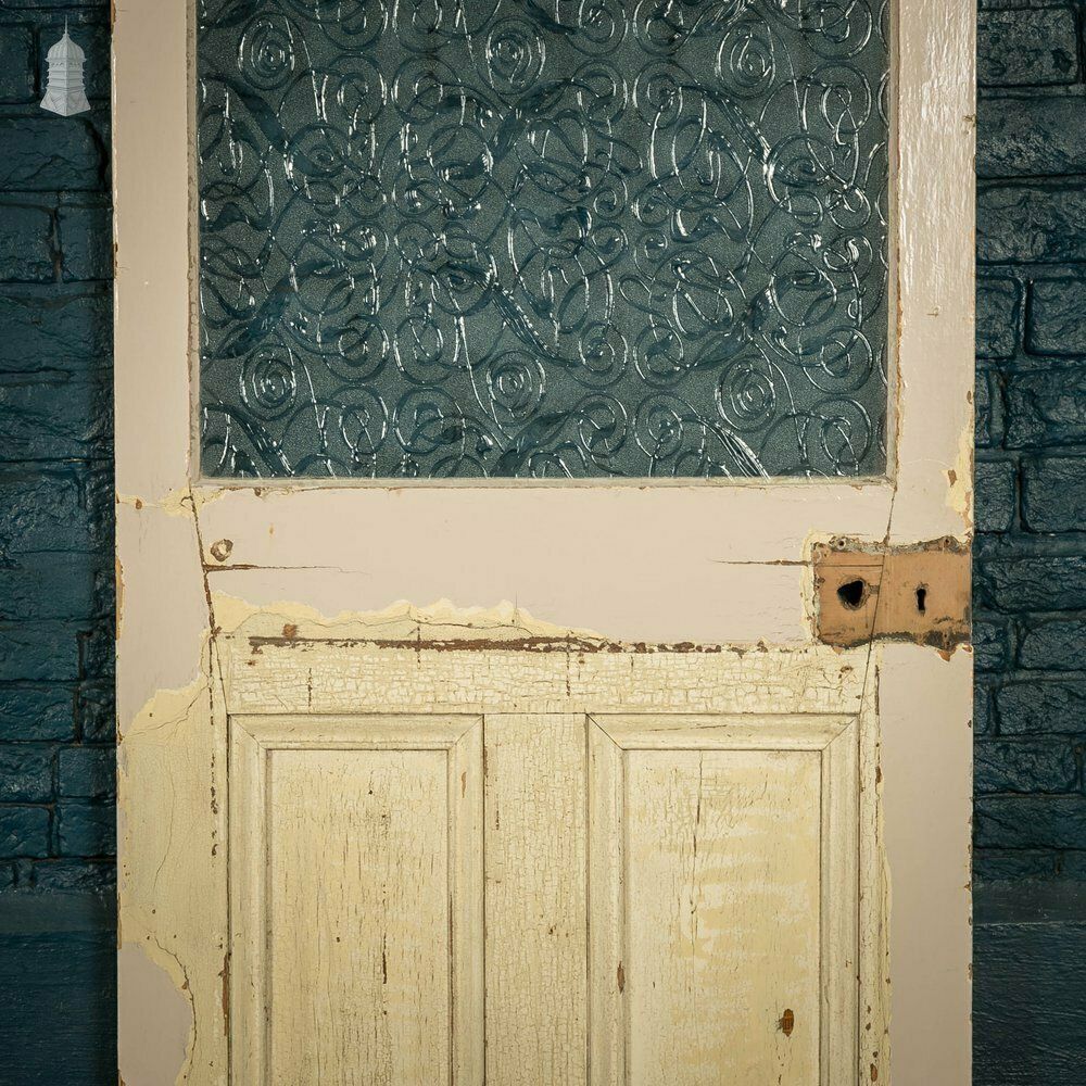 photo furniture Half Glazed Door, Moulded 3 Panel, Textured Glass