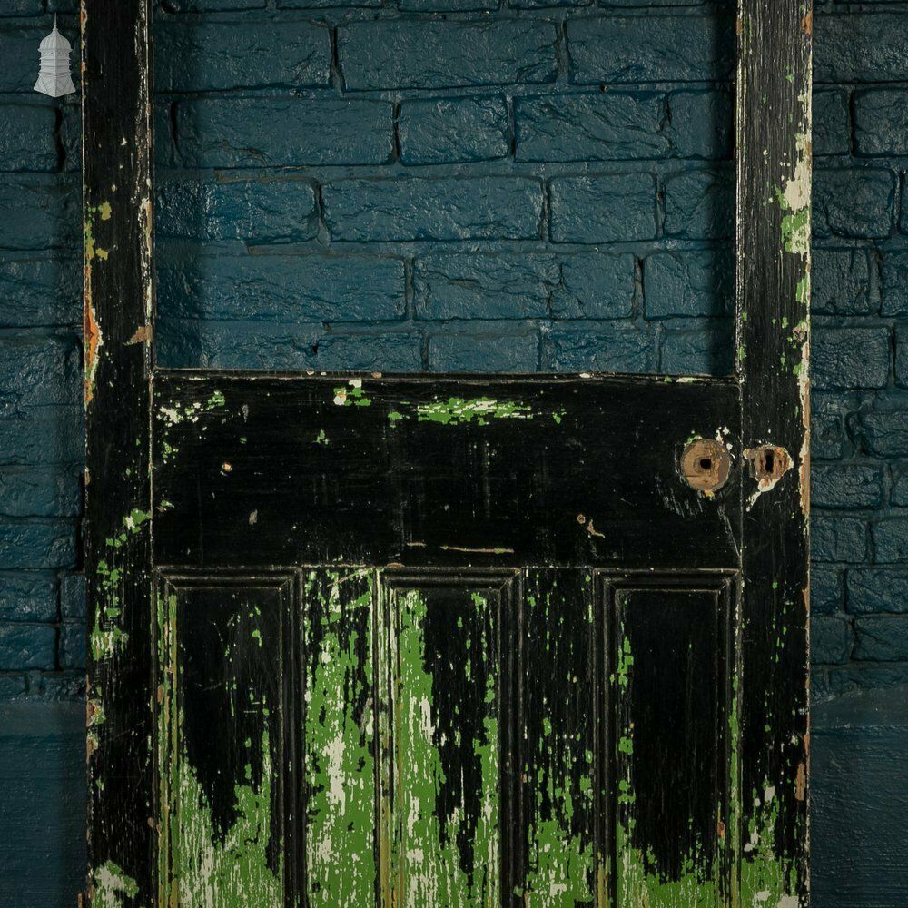 Half Glazed Door, Moulded 4 Panel Pine photo for sale