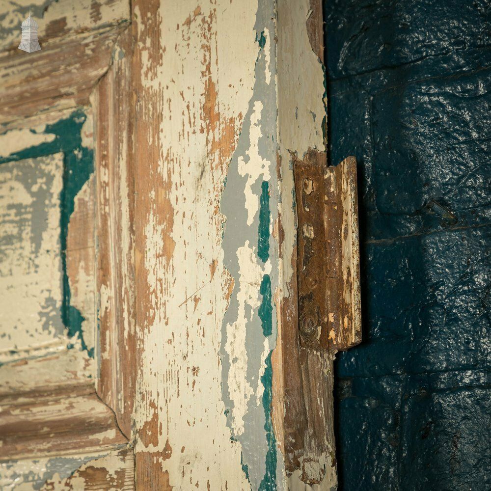 Pine Paneled Door, 5 Moulded Panel photo vinterior