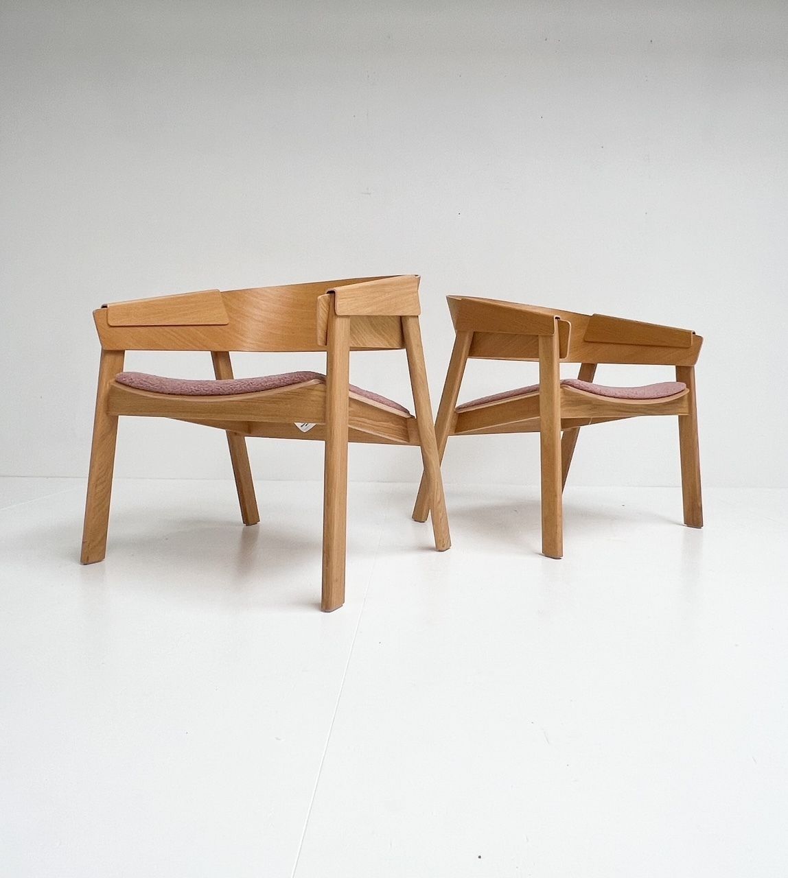 Set Of 2 Muuto Cover Lounge Chair By Thomas Bentzen, After 2000