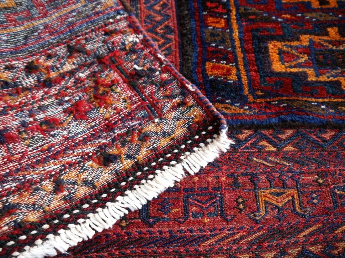 Tribal Soumak Saddle Blanket Vintage Sumak photo vinterior