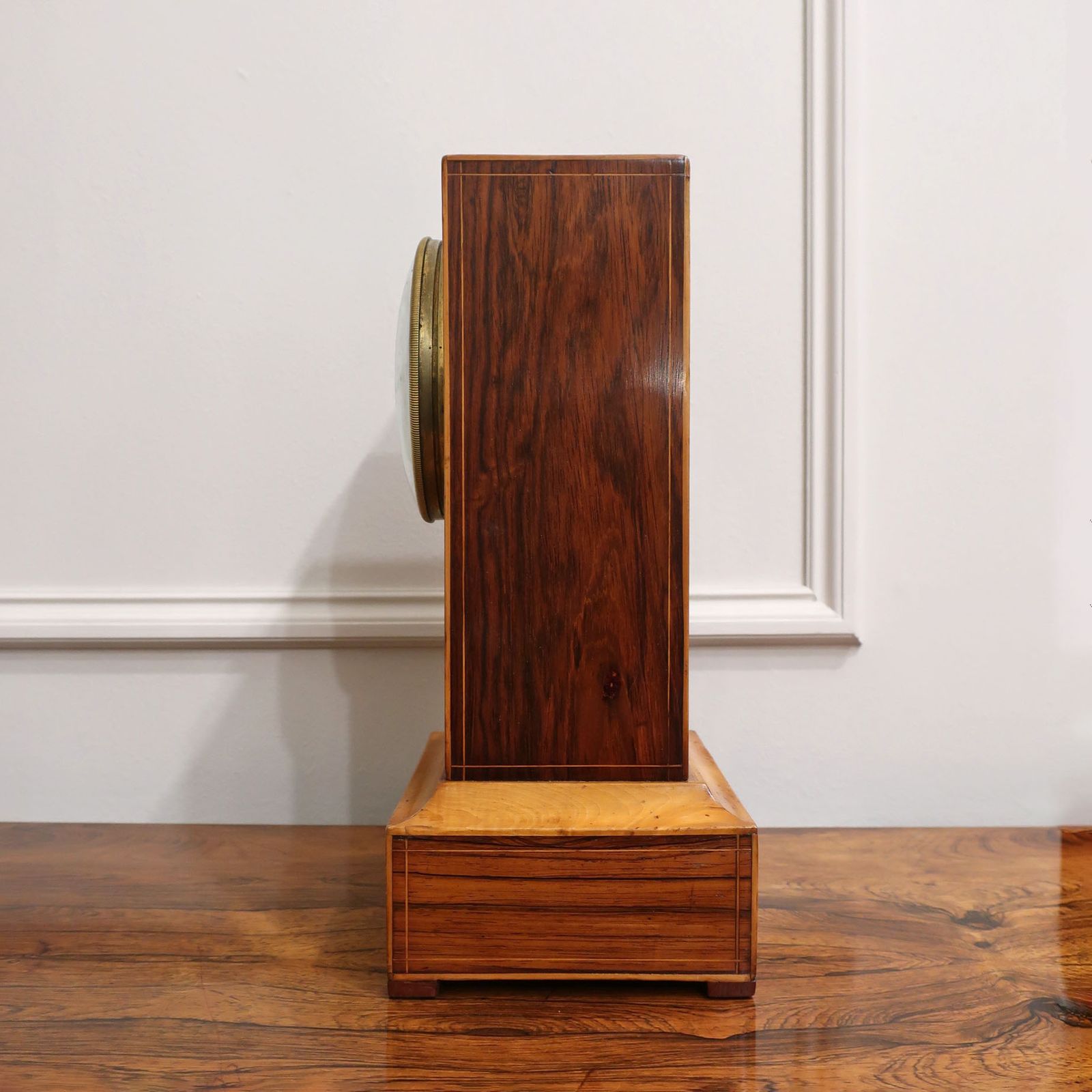 French Rosewood & Marquetry Mantel Clock photo buy