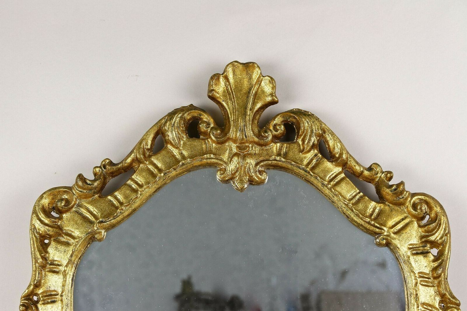 Late 18th Century Gilt Baroque Wall Mirror, Handcarved   Italy Ca. 1790 photo for sale